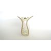Generic Clear frosted white spotted iridescent hair claw clip
