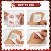 Konsait Pink Christmas Temporary Tattoos, 96Pcs Santa Star Gingerbread Snowflake Christmas Tattoos, Pink Christmas Decorations Tattoos Christmas Goodie Bag Stuffers,Christmas Party Favors