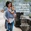 Nalakai Luxury Ring Sling Baby Carrier, Soft Linen Blend Baby Sling, Baby Wrap, Wear Your Little One Close to Your Heart, Comfort, Style
