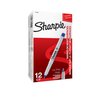 SHARPIE 37003 Ultra-Fine Permanent Marker, Marks on Paper and Plastic, Resist Fading and Water, AP Certified, Blue Color, Pack of 12