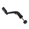 LDEXIN 3pcs Plastic Rotatable Fishing Reel Power Handle Grip Crank Arm Spinning Reel Folding Rotary Knob Repair Parts Black