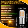 Ziomitus 12 Volt Brake Lights 1157 2057 2357 7528 BAY15D Amber LED Bulbs Replacement for RV Car Camper Trailer Tail Brake Stop Turn Signal Lights, Amber Yellow,DC12-24V,4Pack