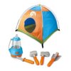AZ IMPORT & TRADING PS80F Little Explorer Camping Tent & Tools Toy Gear PlaySet with Lantern PS80F