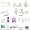 BESTYMXY Mermaid Toys Painting Kit, Mermaid Paint Kit, Kids Art Set, DIY Mermaid Paint Arts & Crafts Set, Mermaid Toys for Girls