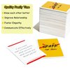 QUALEAP 250 Conversation Cards for Family - Spark Fun & Deep Talks - Family Card Games for Adults, Teens, Kids - Chat Cards Family Pack