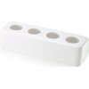 YAMAZAKI home 2612 Yamazaki Home Toothbrush Stand-Holder & Organizer for Bathroom, One Size, White