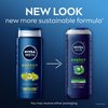NIVEA Men Energy 3-in-1 Body Wash - Shower, Shampoo and Refresh With Invigorating Mint Extract - 16.9 fl. oz. bottle