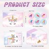 XJLYAYA 12Pcs Unicorn Birthday Invitation Cards 12 Envelopes with 12 Sticker Labels Party Decorations Supplies for Kids Birthday Party Supplies