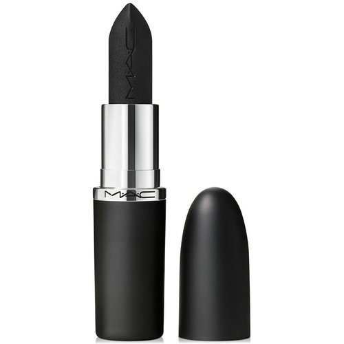MAC M·A·CXIMAL Silky Matte Lipstick, Caviar, 0.1 Ounces, Black