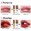 Rosarden Lip Plumper Set - Lip Plumper Extreme - Plumping Lip Gloss - Lip Enhancer Plumper - Lip Moisturizer for Dry Lips - Lip Filler Plumper - Volumize Lips Instantly for Thicker & Fuller Lips