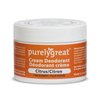 Purelygreat Aluminum-Free Deodorant Cream, Citrus Scent, 1.76oz