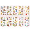 Easter Temporary Tattoos for Kids， Easter themed temporary tattoo stickers，easter basket stuffers，Easter atmosphere decoration 88Pcs