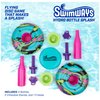 SwimWays Hydro Bottle Splash, Pool Toys for Kids and Adults, Throwing Disc Swimming Pool Game, Outdoor Toys for Kids Aged 5 & Up