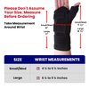 Thumb Spica Splint & Wrist Brace | Both a Wrist Splint and Thumb Splint to Support Sprains, Tendinosis, De Quervain's Tenosynovitis, Fractures | Trigger Thumb Brace for Carpal Tunnel (Left S/M)
