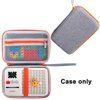 Hard Carrying Case for GiiKER Super Blocks Puzzle Game, Protective Storage Holder for GiiKER Brain Teaser Puzzles Interactive Handheld Game Console Accessories (Case Only) (Orange for Super Blocks)