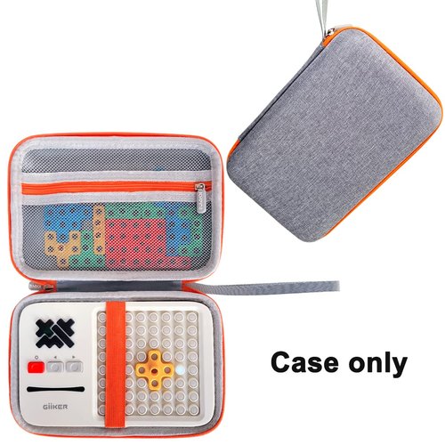 Hard Carrying Case for GiiKER Super Blocks Puzzle Game, Protective Storage Holder for GiiKER Brain Teaser Puzzles Interactive Handheld Game Console Accessories (Case Only) (Orange for Super Blocks)