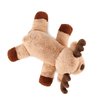 WEIGEDU Adorable Caribou Furry Reindeer Elk Moose Stuffed Animals Plush Toy for Kids Babies Boys Birthday Bedtime Decor, 13" Super Soft Brown
