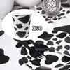 EaciTown 30 Pcs Cow Cups Cowgirl Cups Cow Print Paper Cups Cow Party Favors Cowgirl Baby Shower Decorations Farm Birthday Party Supplies, 9 OZ, Black/White