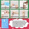 Partywind Luminous Christmas Temporary Tattoos for Party Decorations, Glow Christmas Stocking Stuffers for Kids Party Favors Supplies, Xmas Holiday Stickers for Kids Boys Girls - 4 Sheets