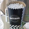 Happy Retirement - Retirement Party Favor Popcorn Treat Boxes - Set of 12