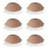 Pretty memory 3 Pairs Eyelids for Lash Practice Replacement Eyelids for Lash Mannequin Head Silicone Rubber Practice Eyelids for Eyelash Extensions Makeup Practice