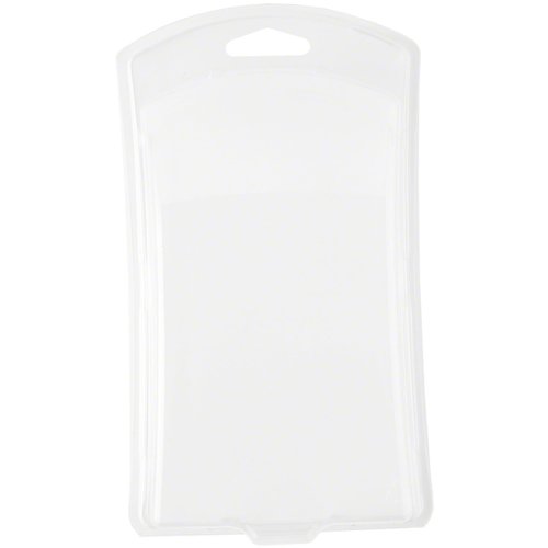 Collecting Warehouse Clear Plastic Clamshell Package/Storage Container, Curved Front, 7" H x 4.07" - 4.38" W x 1.63" D, Pack of 25