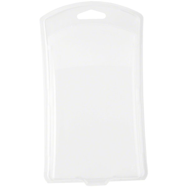 Collecting Warehouse Clear Plastic Clamshell Package/Storage Container, Curved Front, 7" H x 4.07" - 4.38" W x 1.63" D, Pack of 25