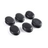 Windfulogo 12Pcs Small Hot Massage Stones Set Natural Lava Basalt Heated Warmer Stone for Spa Massage Black 1.18 x 1.57 in(3x4cm)
