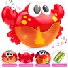 ROHSCE Crab Bath Bubble Machine, Bath Bubble Maker for Baby, Automatic Bubble Maker with 12 Songs, Bubble Maker Bathtime Shower Bath Toys for Toddlers 1-3 | Fun Bathtub Toy Gifts