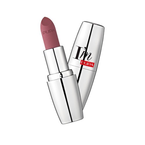 Pupa Milano I'M Matt Pure Color Lipstick - Velvety and Matt Lip Color - For Extraordinary Performance - Rich And Creamy Texture - 013 Brown Rose - 0.123 Oz