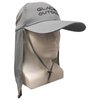 Glacier Glove Unisex Mojave UPF 50+ Sun Hat, Gray | Lightweight Breathable Quick-Drying Fishing Hat with Long Bill, Adjustable Toggle & Adjustable Chin Strap, One Size Fits Most
