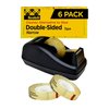 Scotch Double Sided Tape, 0.50 in. x 900 in., 1 Dispenser and 6 Refill Rolls/Pack