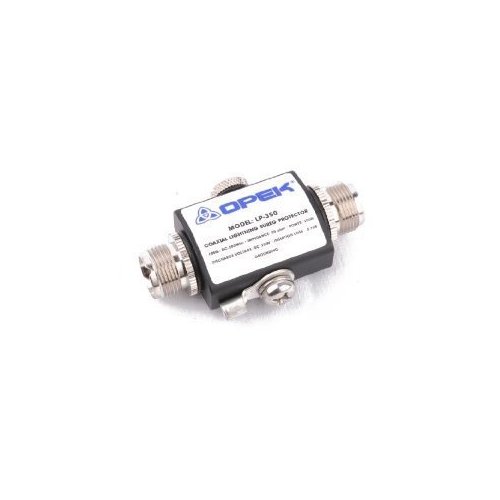 Coaxial Lightning Antenna Surge Protector for Amateur, Ham, CB & Two-Way Radio - LP-350