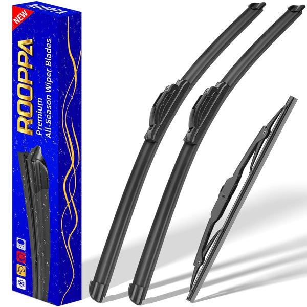 3 wipers Replacement for 2018-2020 Chevy Equinox, Windshield Wiper Blades Original Equipment Replacement - 24"/18"/13" (Set of 3) U/J HOOK