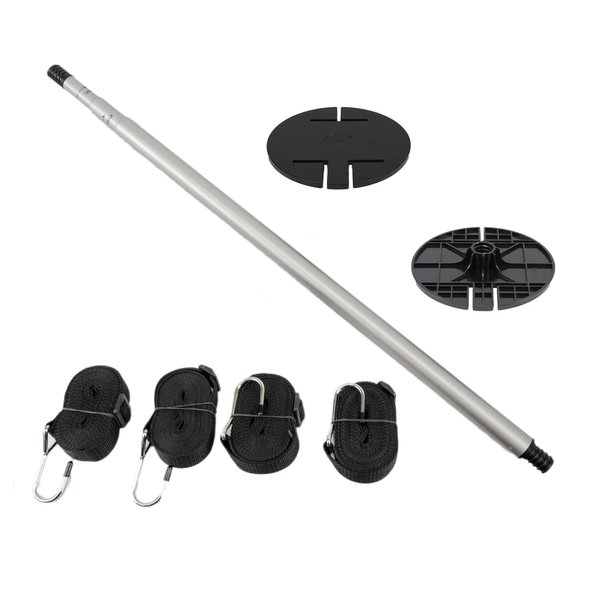 Seamax Universal Boat Cover Support Pole System for Boats up to 26ft Telescopic Pole 22-44 inches