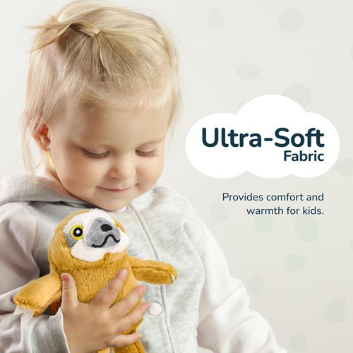 PixieCrush Stuffed Anmials - Penguin, Sloth, and Hedgehog - Soft Polyester Stuffed Animals Plush Toys - Kids' Adorable Plushie Toys - Ideal for Baby Showers and Easter Gifts - 1x4x6-Inch Each