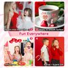 EMOME Valentine Tattoos for Kids, Cute Tattoo Stickers for Valentines Day Classroom Party Favors Decorations, Valentine Temporary Tattoos Special for Goodie Bag Stuffers Fillers Treats (Glitter)