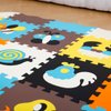 Dormlony Baby Foam Play Mat,Floor Interactive Puzzle Play Mat for Tummy Time and Crawling(Animals)