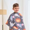 Kids Barber Cape, 51"x36" Professional Salon Hair Cutting Cape with Adjustable Neck Strap, Unisex Kids Haircut Cape for Hairdresser and Stylist (Cartoon Animal Pattern)