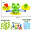 CozyBomB™ Homeschool Kindergarten Frog Scale Cards Balance Board Game - Preschool Math Learning Stem Montessori Toys Educational Gifts for Boy Girl Ages 3 4 5 6 Year Old Birthdays Christmas Holidays