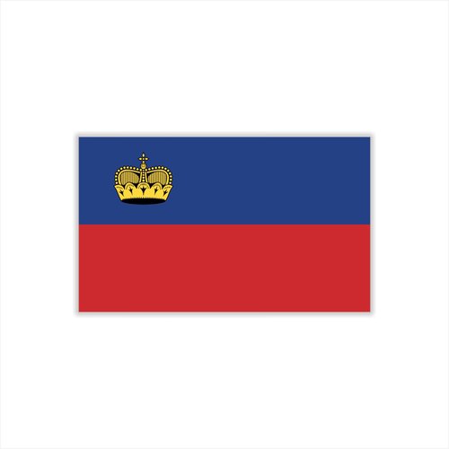 Womaha 30 Sheets Liechtenstein Flag Temporary Tattoos Fans Face Tattoo Stickers for Adults Kids Group Activity Props