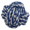 Amazing Pet Products Rope Dog Toy, 3.75-Inch Rope Ball, Blue