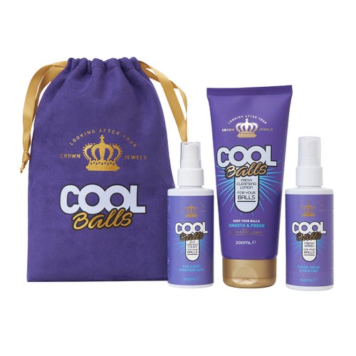 Cool Balls Body Grooming Gift Set for Men | The Ultimate Gift Set for Men | Birthday Gifts, Valentines for Him, Funny Gifts for Boyfriend