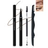 Eyebrow Pencil Light Brown, Brow Pencil with Ultra-Fine 0.01mm Brush-Tip, Multifunctional Liquid Eyeliner & Eyebrow Pen, Waterproof Sweat-Proof Long-lasting Quick Drying, with Brow Razor & Brush-03#