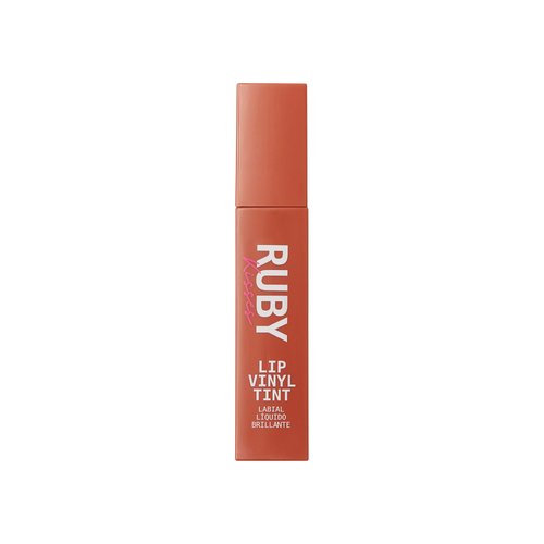Ruby Kisses Lip Vinyl Tint - High-Pigment, Transfer-Proof, Smudge-Proof Liquid Lipstick, Soft-Satin Shine, Lightweight Makeup, Long-Lasting Lip-gloss, Full Coverage Color (BROWN SUGAR, 2.8mL)