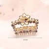 3PCS Women Lady Chic Metal Hair Claw Jaw Alloy Rhinestone Fancy Hair Clip Hair Pins (B#)
