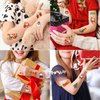 Konsait Christmas Tattoos for Kids, 210Pcs Santa Tree Snowman Gingerbread Man Small Christmas Temporary Tattoos, Hollday Tattoos Christmas Goodie Bag Stuffers Kids Stocking Stuffers, 30 Sheets