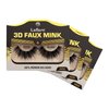 Laflare Silk Lashes 3D FAUX MINK Eyelashes, Light, Reusable, Handmade, Natural Looking, Professional Easy to Apply Eyelashes in a Knitted Style1-3 PACKS BUNDLE SPECIAL (3, SD05N)