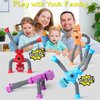 4 Pcs Telescopic Suction Cup Robot Toy, Coolest Pop Tubes Sensory Toys for Toddlers, Educational Fidget Toys Robot Party Favors for Anxiety Kids for 3-9 Year Old Boys Girls