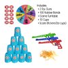 Gamie Shooting Competition Game for Kids - Includes 3 Toy Guns, 100 Rubber Bands, 10 Cups, Game Turntable, Score Stickers and Instructions - Fun Target Practice Game for Boys & Girls